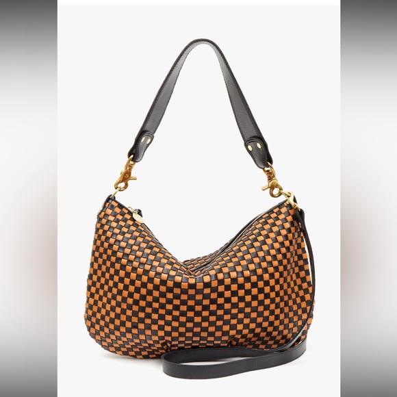 Clare V Woven Moyen Messenger - Picture 1 of 5